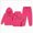 Z36-Hot Pink, variant on Toddler Outfits For Girls Sets Boys Long Sleeve Solid Warm Hoodie Pullover Tops Pants Kids Sweat Suit 6-12 Months 12-24 Months 2T 3T 4T 5T 6T 7T Gift Set 3-4 Years