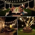 thumbnail image 5 of Guirnalda de luces LED con forma de globo de cristal Solar, 60 LED, 8 modos de iluminación IP65, guirnalda navideña para decoración de fiesta en el jardín, 1 ud./2 uds., 5 of 5