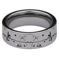 thumbnail image 4 of Howling Wolf Lifeline Tungsten Carbide Ring, 4 of 6