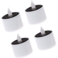 thumbnail image 4 of Velas LED con energía solar, velas parpadeantes sin llama, velas electrónicas impermeables para decoración de Navidad, bodas, cumpleaños, paquete de 4, 4 of 8