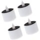 thumbnail image 4 of Velas LED con energía solar, velas parpadeantes sin llama, velas electrónicas impermeables para decoración de Navidad, bodas, cumpleaños, paquete de 4, 4 of 8