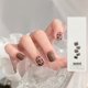 thumbnail image 5 of Placa de uñas desmontable con armadura suave corta con estampado de leopardo, pegatinas para uñas., 5 of 5