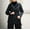 Black, variant on AOOCHASLIY Women Coat Womens Winter Clothes Plus Size Warm Lapel Leather Cotton Coat Long Sleeve Jacket