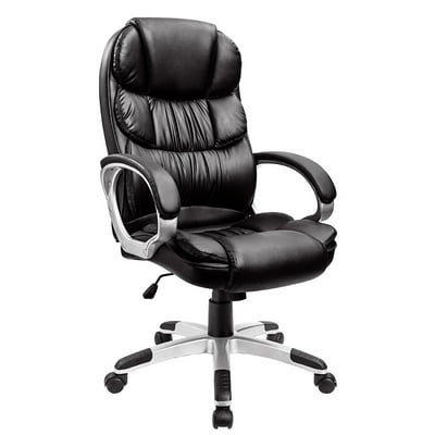 Walnew High Back Office Chair Pu Leather Executive Desk With Armrests Black In Taiwan 476269802 Walnew High Back Office Chair Pu, High Back Office Desk Chairs