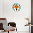 thumbnail image 3 of 10 Inch Wall Clock Battery Operated Silent Clock Decorative for Office, Kitchen, Outdoor, Living RoomCartoon Cute Fox Baby Beautiful Design, 3 of 4