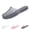 Navy, variant on LTTVQM Jelly Sandals for Women Transparent Glitter Clear Closed Toe Flat Sandals Lounge Breathable Slip-On Beach Walking Slippers Navy 37(US-6.5)