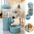 thumbnail image 2 of Rabbit Water Bottle Water Dispenser Small Animal Cage Water Dispenser Bowl Hanging Pig Rabbit Automatic Water Dispenser Hedgehog Ferret (Blue) Heated Dog Bowl Outdoor Large Dog Feeder Interactive Pet, 2 of 9