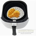 thumbnail image 5 of Highcool air fryer parchment liners 7" 8.5" 9"10" 100 pieces Perforated Non-Stick 100% Pure Wood Pulp, 5 of 7