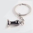 thumbnail image 2 of 5pcs Creative Barista Coffee Tamper Keychain Espresso Portafilter Moka Pitcher Keyring Portable Coffee Accessories Gift, 2 of 5