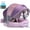 Purple, variant on HECCEI Mambobaby Float with Canopy Non Inflatable Pool Swim Float,Seashell Purple