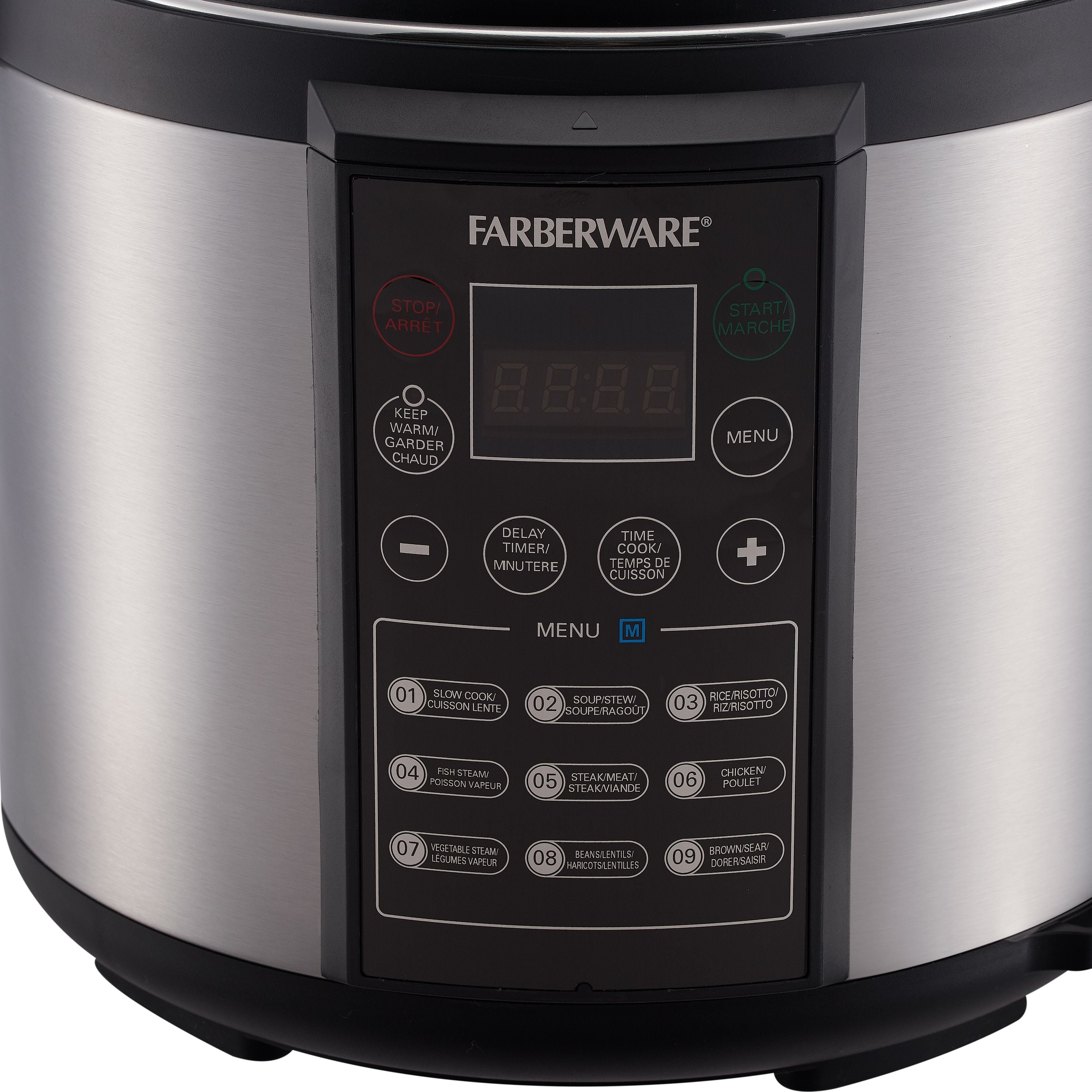 Farberware Aluminum Stovetop Pressure Cooker, 6-Quart