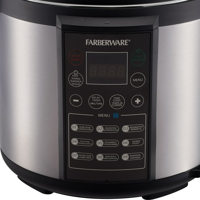 Farberware Programmable Digital Pressure Cooker, 6 Quart 