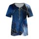 thumbnail image 5 of Blusa informal elegante de manga corta con cremallera y cuello redondo para mujer OAVQHLG3B Store lin121212, 5 of 5