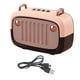 thumbnail image 3 of Matsuzay Altavoz de alta tecnología Reproductor de música inalámbrico Caja de altavoz estéreo portátil Altavoz de graves 5.0 compatible con Cables de audio/vídeo Rosado, 3 of 6