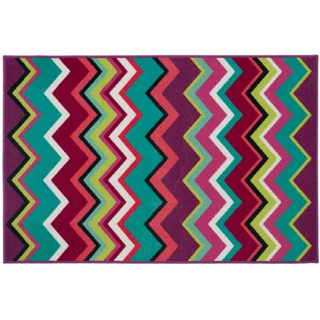 Your Zone Yz 36x56 Chevron Pink/purple