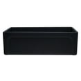 thumbnail image 3 of ALFI brand AB3320SB-BM 33 inch Black Reversible Single Fireclay Farmhouse Kitchen Sink, 3 of 10