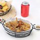 thumbnail image 4 of Cesta De Comida Ovalada Negra Para Patatas Fritas Y Hamburguesas, 4 of 5