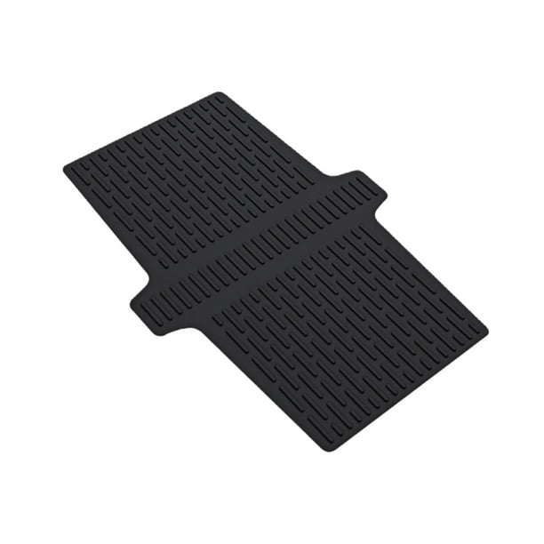 Tapete divisor para fregadero de cocina, resistente al calor, reutilizable, antideslizante y de secado rápido. Negro