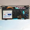 High Road Car Visor Organizer with Secure Zip Pockets, Sunglasses Holder and Clear Registration and Insurance Pocket