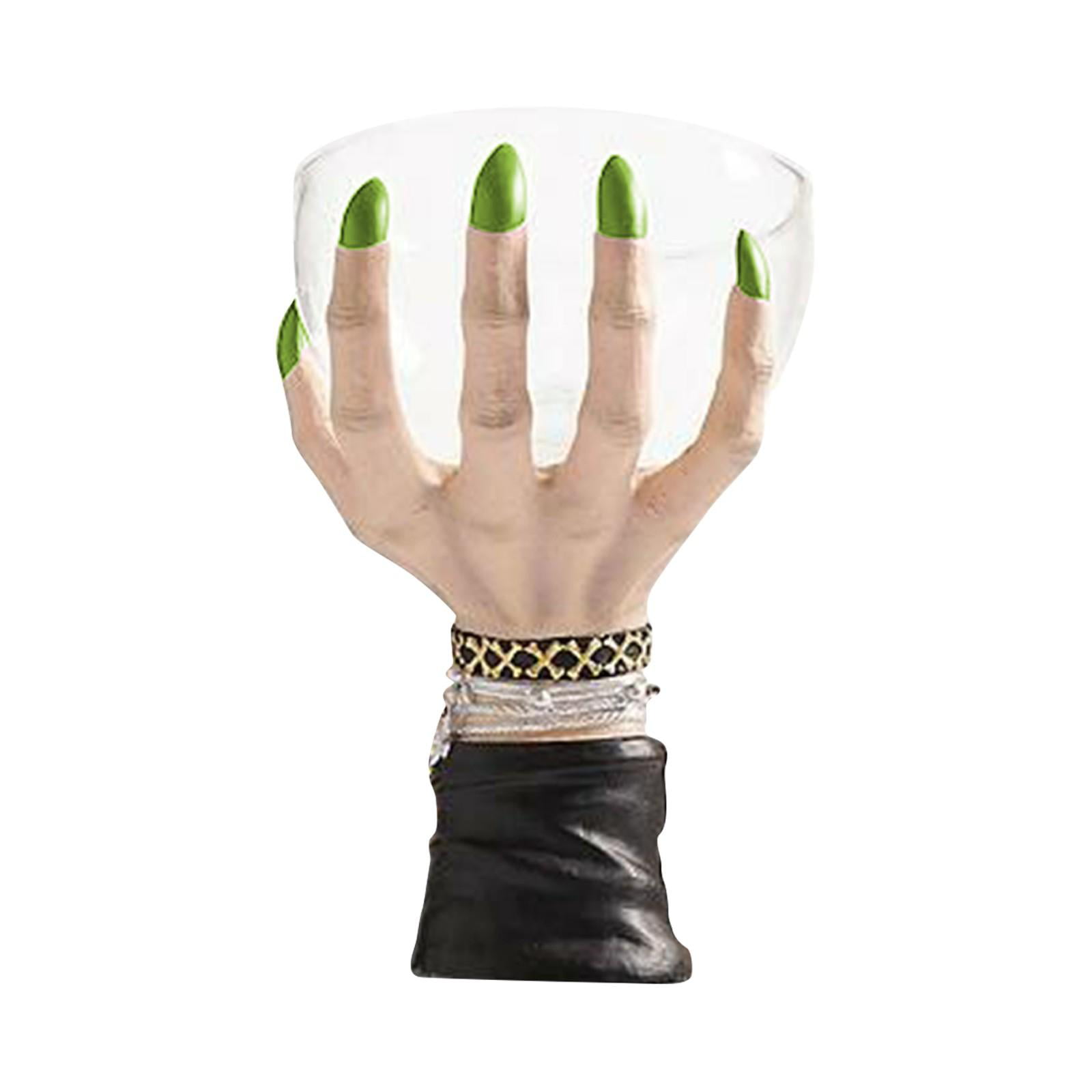 Witch Hands Snack Bowl Stand,Halloween Witch Hands Snack Bowl Stand Resin Desktop Ornament Halloween Home Party Decoration,Suitable to Festival Wedding Party Xmas Decor Black 