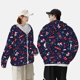 thumbnail image 4 of Fotbe Winter Sports Fun Pattern Chaqueta con Protección Solar UPF 50+ para Hombre y Mujer, Camisa con Capucha y Bolsillos-3X-Large, 4 of 7