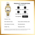 thumbnail image 4 of SKMEI Watch for Men Retro Analog Digital Watches Square Dual Display Men's Watches Luxury Stylish Casual Wristwatches, 4 of 8