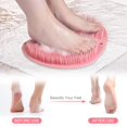 thumbnail image 4 of Foot Scrubber for Shower, Foot Cleaning Massage Mat with Non-Slip Suction Cups, Shower and Bath Foot Scrubber Mat (Pink), 4 of 5