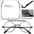 thumbnail image 3 of Round Classic Reading Glasses Metal Readers Vintage for Mens Womens, 3 of 5