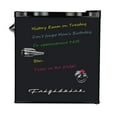 Frigidaire, 1.6 Cu ft Retro Dry Erase Compact Refrigerator With Side