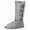 Gray, variant on Women's Snow Boots Fleece Lined Solid Color Mid-Calf Flat Snow Boots Fur Lined Winter Boots