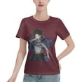 thumbnail image 1 of Women's Basic Short Sleeve T-Shirt Attacking Giant Levi Ackerman, 1 of 6