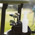 thumbnail image 4 of HAMPPLIES White Golf Cart Accessory Sand Bottle Sturdy Plastic Rattle Proof Holder for Course, 4 of 8