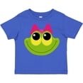 thumbnail image 3 of Inktastic Frog Face Girl Girls Toddler T-Shirt, 3 of 5
