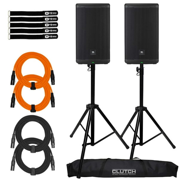(2) JBL Professional EON712 12" EON 700 Series Powered Bluetooth PA