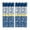 Yellow Blue, variant on Blue Yellow Kitchen Curtains 63 Inch Length, Botanical Floral Motifs Wildflower Striped Grommet Top Bedroom Living Room Curtains, Light Filtering Cafe Curtain Drapes 2 Panels Set 84''x63''