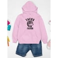 thumbnail image 3 of Tacos Por Favor Hoodie Juniors -Smartprints Designs,  Medium, 3 of 4