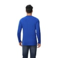 thumbnail image 5 of Zfeel Men Long Sleeve T-Shirt of Pure Dry Fit Poly, Lightweight Slim Fit Tee, Royal, 3XL, 3 Pack, 5 of 5