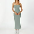thumbnail image 1 of WILLBEST Faldas Para Mujer Vestido De Primavera Para Mujer Vestido De Tirantes De Seda Color Leche Para Verano, 1 of 3