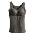 thumbnail image 5 of Kilaqueen Womens Thermal Vest for Cold Weather Slim Floral Embroidery Fall Winter Tank Tops with Padding Fashion Quick Dry Warm Long Underwear, 5 of 6