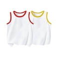 thumbnail image 6 of Asxite Toddler Tank Top Solid Color Sleeveless Breathable Active Casual Summer Blouses 2-12Y, 6 of 6