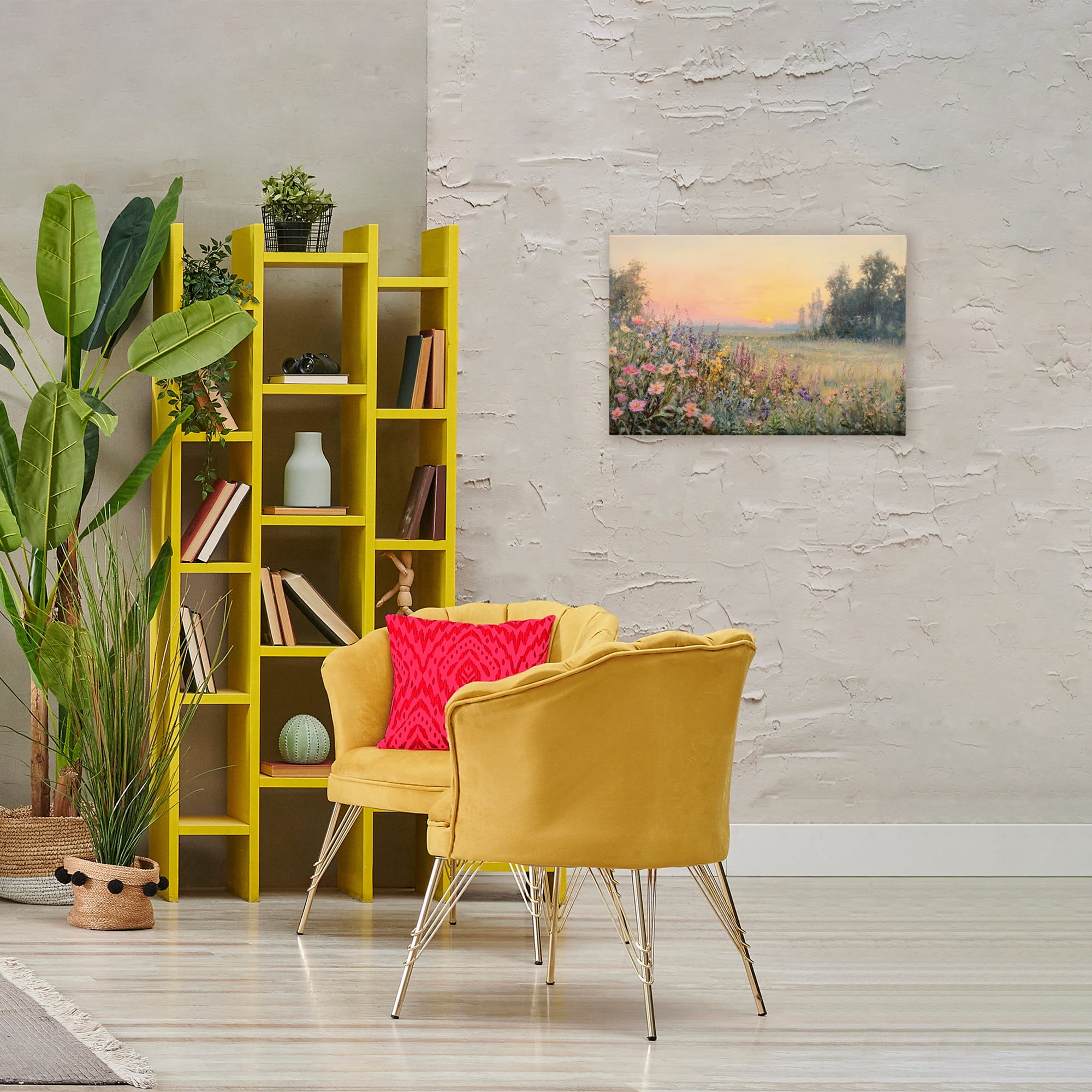 Stupell Industries Serene Twilight Meadow Canvas Wall Art, design by Petal Prints Design