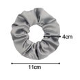 thumbnail image 2 of Satin scarf large intestine hair loop women's large elastic hair band large hair band 3PCSstyle:style4;, 2 of 5