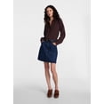 thumbnail image 3 of Scenario Women's Tie Waist Utility Shirt with Long Sleeves, Sizes XS-XXXL, 3 of 6