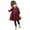 Wine, variant on Corset Dress Prom Dresses Turtleneck Dress Kids Thanksgiving Outfits Baby First Thanksgiving Outfit Girl Baby Girl Newborn Clothes Toddler, Yellow 6-7 Years