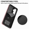 thumbnail image 4 of Nalacover Wallet Case for Samsung A54 5G, Premium Leather Case with Card Holder, 360°Rotation Ring Kickstand, RFID Blocking Protective Magnetic Back Clsoure Case for Samsung Galaxy A54 5G, Pink, 4 of 13