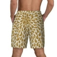 thumbnail image 4 of Haiem Gold Drops Men'S Quick-Dry Swim Trunks: Comfortable Beach Shorts With Mesh Lining And Pockets - Ideal For Swimming And Sunbathing Large, 4 of 9