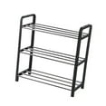 thumbnail image 2 of Shoes Rack Multi-layer Shoe Storage Shelf Organizer Household Metal Steel Stand  Short 3 Layer, 2 of 9