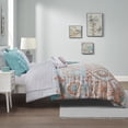 thumbnail image 6 of GTNSHUAI 8-Piece Comforter Set Bed-in-a-Bag with Bed Sheets, Queen, Aqua, 6 of 6