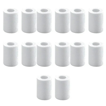 

Water Outlet Purifier Kit Universal Faucet Filter Kitchen Bathroom Shower Filter for Hard Water High Density Filtration PP Cotto 14PCS PP Cotton