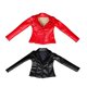 thumbnail image 1 of Pantalones cortos PU Baoblaze figura chaqueta abrigo 2x muñeca Accs, 1 of 8